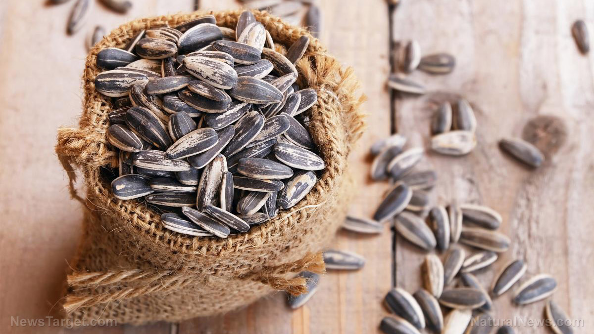 Sunflower seeds are a delicious, healthy source of vitamin E