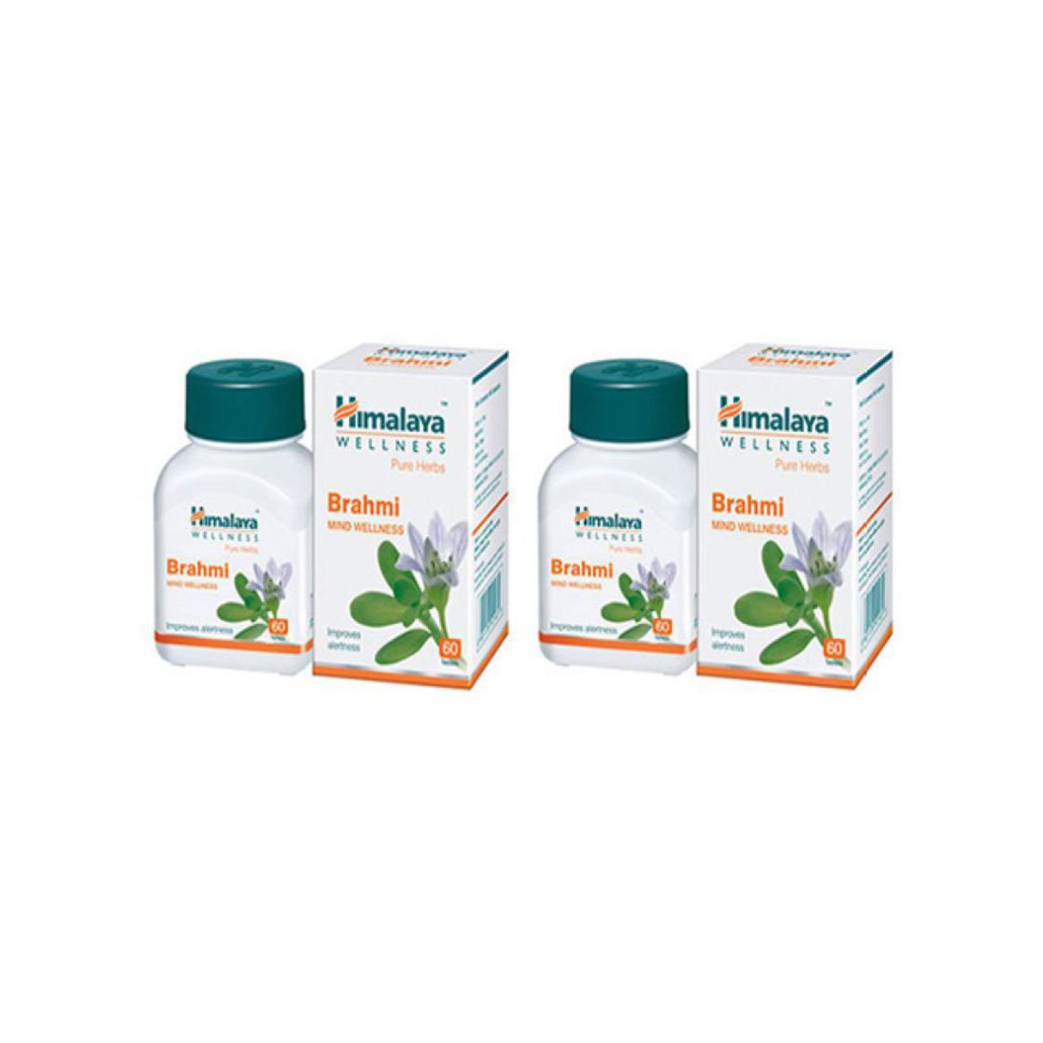 Himalaya Wellness Brahmi - 60 Tablets (Pack of 2)